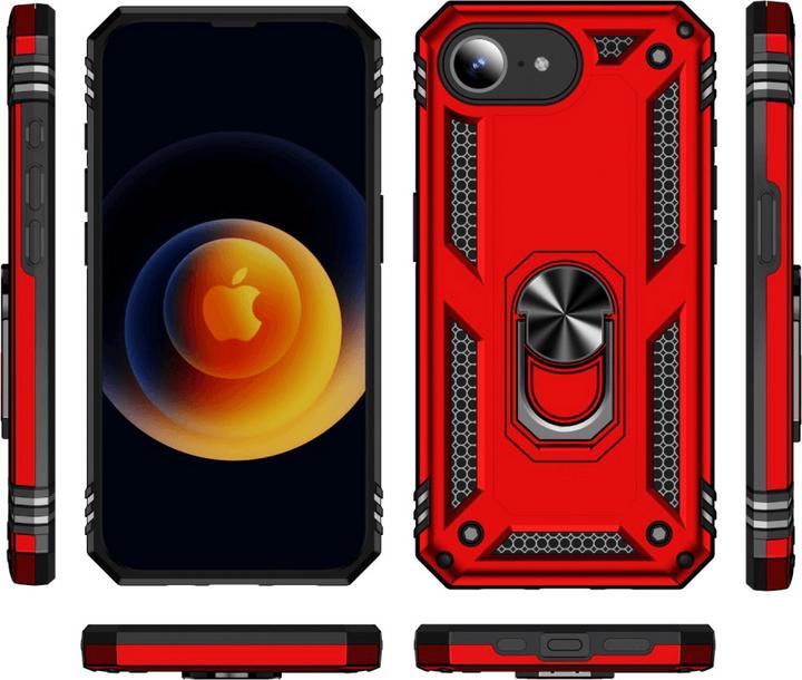 Actual product image Cover-Discount iPhone 16e - Robustes Back Cover mit Kickstand (Apple iPhone 16e)