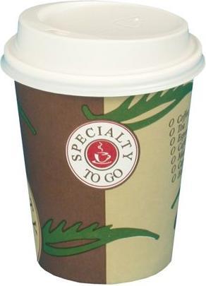Produktbild Starpak Trinkbecher it Deckel PS "To Go" (10 x)