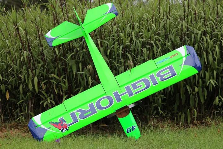 Actual product image OMPHobby Bighorn Pro 49" with flaps green ARF 1250 mm (Aerobatics)