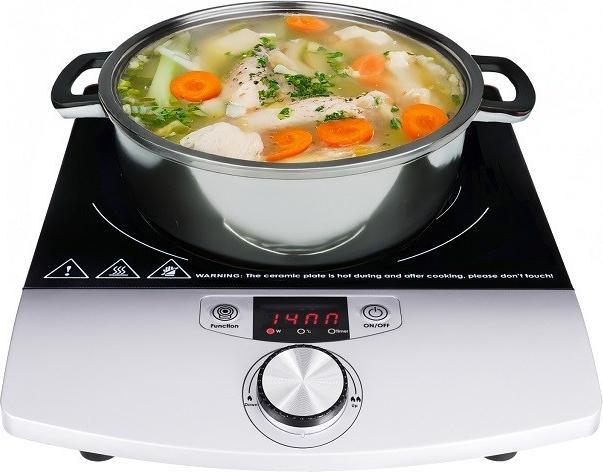 Produktbild Adler Cooker Induction | CR 6515 | Number of burners/cooking zones 1 | Black/Silver | Induction
