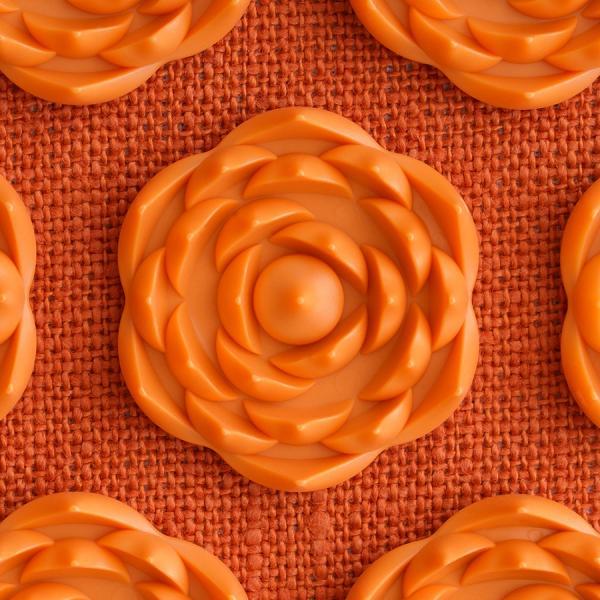 Produktbild Pranamat Eco Massage Set – Matte und Kissen dunkelorange