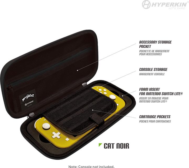 Produktbild Hyperkin Switch Tasche Miraculous Bug & Cat (Switch Lite, Switch OLED, Switch)