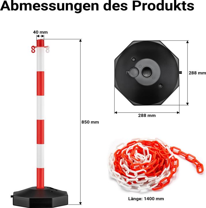 Produktbild Wiltec Parkplatz Absperrung