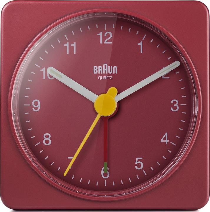 Actual product image Braun Classic alarm clock BC02 Red