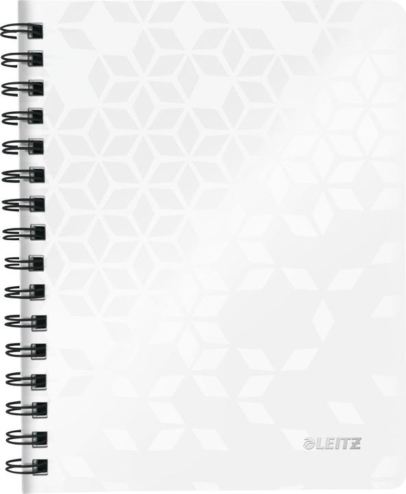 Actual product image Leitz WOW college notebook spiral bound with PP cover (A4, Checked, Hardcover)