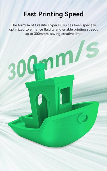 Actual product image Creality Hyper (PETG, 1.75 mm, 1000 g, Transparent)