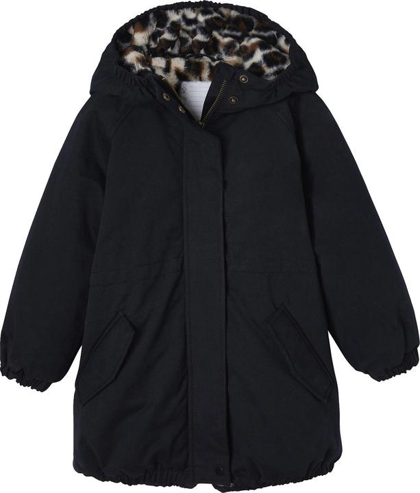 Actual product image Vertbaudet Girls' winter jacket with hood, recycled polyester padding (140)