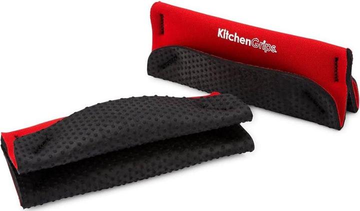 Produktbild Cuisipro Fingerschutz schwarz quer 2 Stk. rot 13cm (13 cm, Textil, Kunststoff)