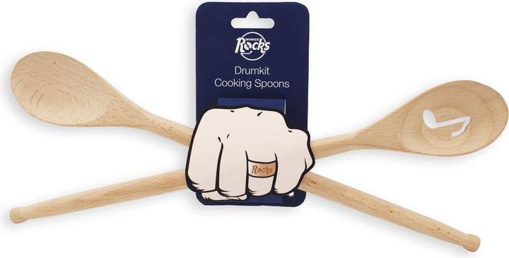 Winkee Baguette de batterie Spoon en bois