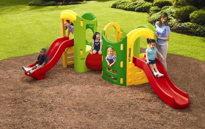 Actual product image Little Tikes 8 in 1 playground Nature playground