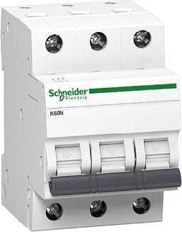 Actual product image Schneider Electric Circuit breaker K60N 3P, 25A, C A9K02325