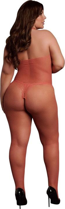 Productafbeelding Le Désir Bodystocking van visnet en kant - Queensize (XL, XXL, 3XL, 4XL)