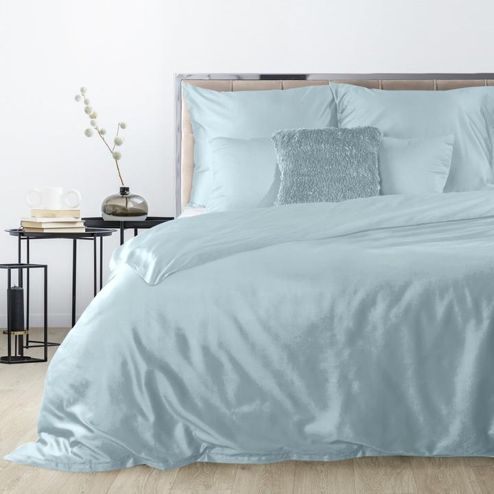 Actual product image Eurofirany DIVA LINE DINA High quality cotton satin single color bedding set, 220 X 200 cm, 2 pcs. 70 X 80 cm (Duvet cover, 220 x 200 cm)