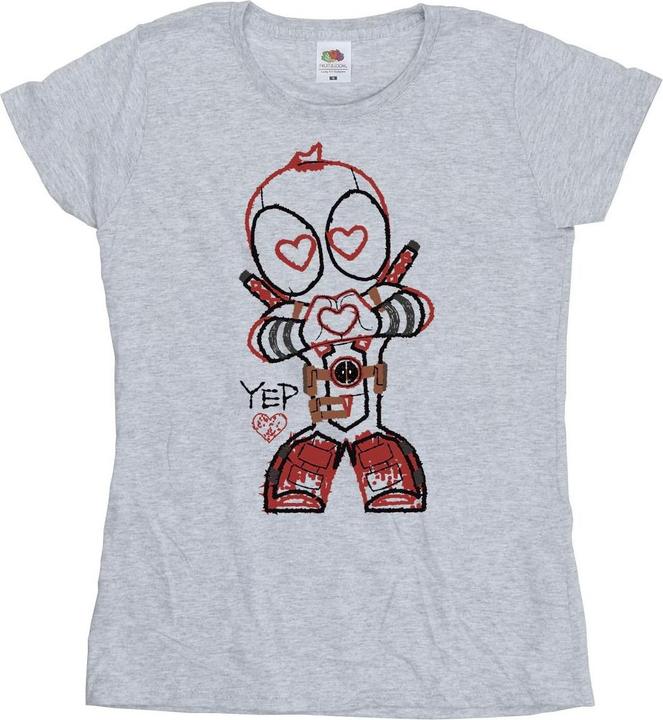 Deadpool Love Beam Line TShirt (M)