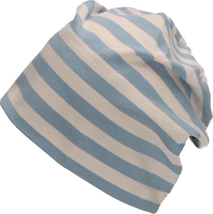 Sterntaler Mütze Slouch-Beanie gestreift Hellblau Gr. 43 (43)