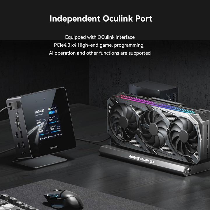 Actual product image Minisforum X7 Ti (Intel Core Ultra 9 185H, 32 GB, 1000 GB)