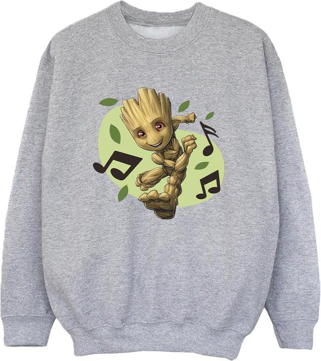 Guardians Of The Galaxy Groot Musical Notes Sweatshirt Jungen