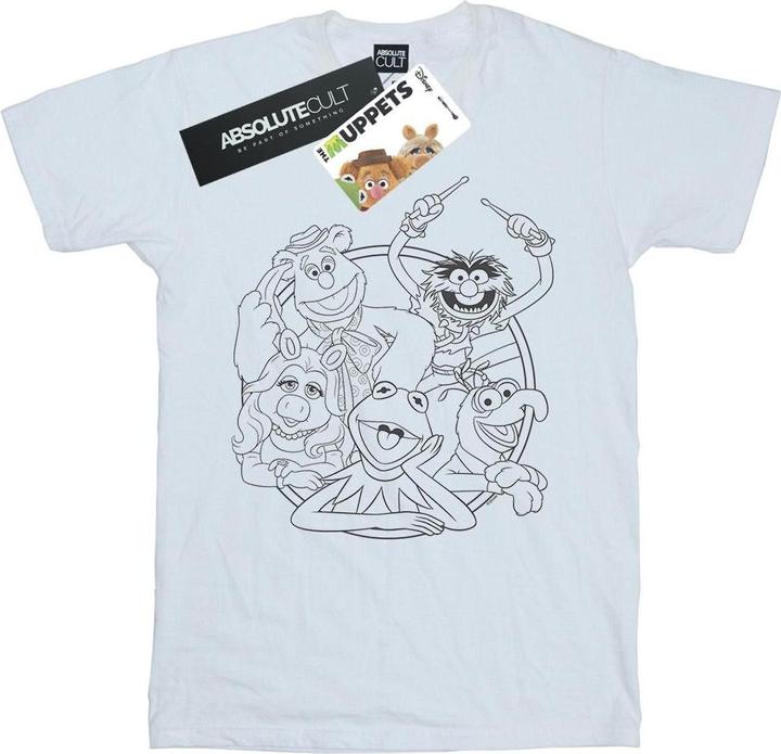 Disney The Muppets Group Line Art TShirt (XL)