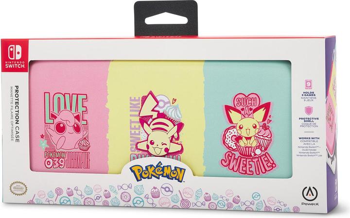 Actual product image PowerA Protective Cover for Nintendo Switch - Pokémon: Sweet Friends (Switch Lite, Switch OLED, Switch)