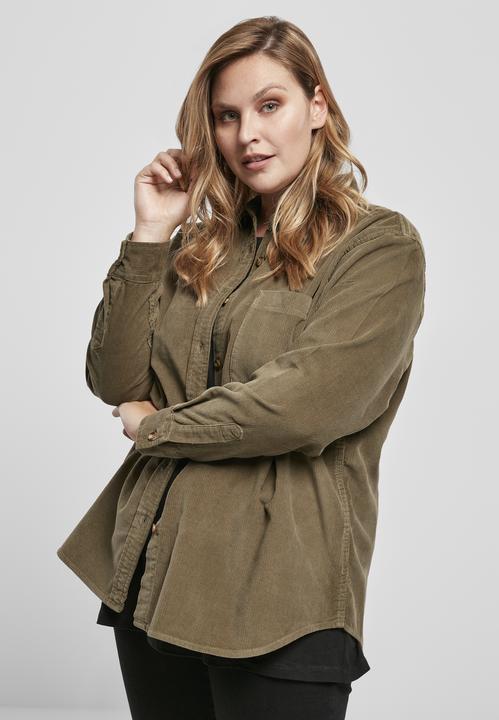 Immagine prodotto Urban Classics Camicia oversize in velluto a coste da donna (5XL)