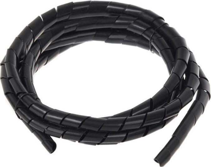 Produktbild Maclean MCTV-687 - Spiralkabelschlauch, 3 m, schwarz, 20,4 x 22 mm (Kabelspiralschlauch, 300 cm)
