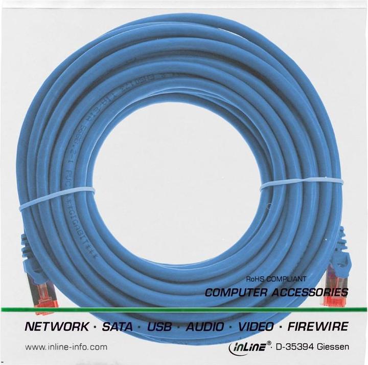 Produktbild InLine Patchkabel (S/FTP, CAT6, 30 m)