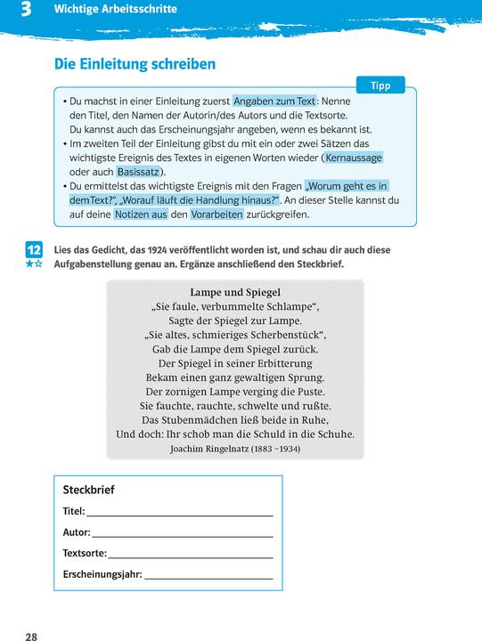 Produktbild 10-Minuten-Training Deutsch Aufsatz Inhaltsangabe 6. - 8. Klasse (Deutsch, Elke Hufnagel, 2019)