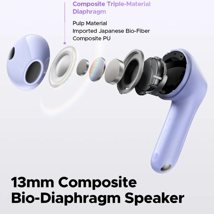 Produktbild Soundpeats TWS Air 5 headphones (purple) (ANC, 20 h, Kabellos)