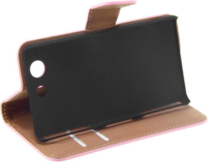 Immagine prodotto NoName Custodia a libro sottile in pelle per Sony Xperia Z3 Compact rosa (Sony Xperia Z3 Compact)