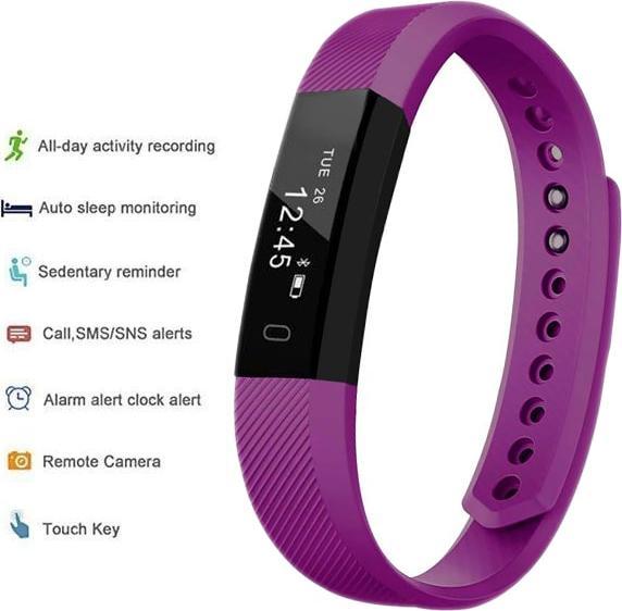 Produktbild JTI Fitnessarmband für Android und iOS - Lila