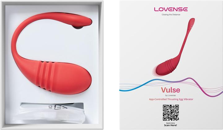 Actual product image Lovense Vulse Stoss Ei