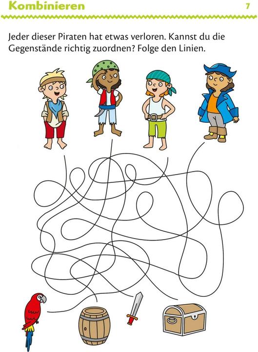 Produktbild Mein bunter Kindergarten-Block: Rätseln, malen, kombinieren (Deutsch, Carmen Eisendle, Hanna Sörensen, 2023)