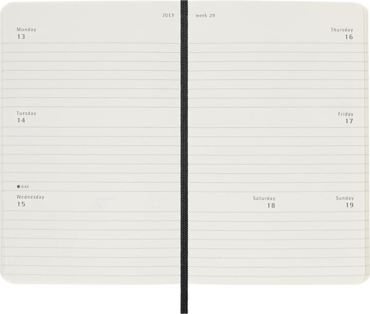 Produktbild Moleskine Taschenkalender (9 x 14 cm, Englisch)