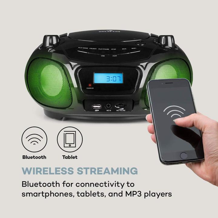 Immagine prodotto Auna Ghetto Blaster, nero (FM, Bluetooth)