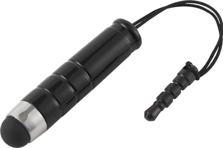 Actual product image PowerGuard Mini stylus pen with strap and holder for 3.5mm jack