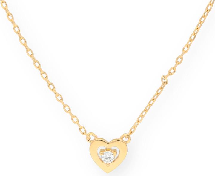 Carat Hearts (Messing Plaqué Or, 42 cm)