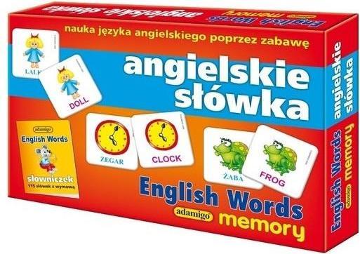 Image du produit Adamigo Jeu de mémoire de mots anglais (Anglais)
