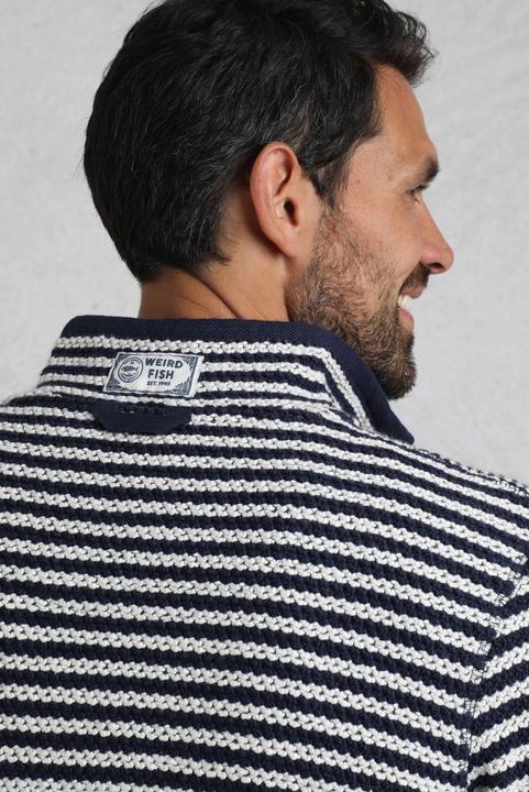 Immagine prodotto Weird Fish Shorling Maglione Strisce Cerniera ad un quarto Uomo (4XL)