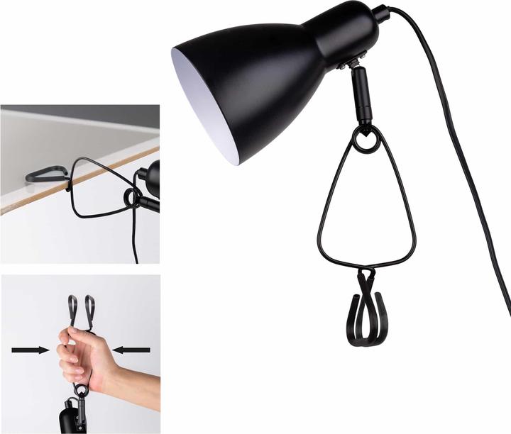 Actual product image Näve MARA clamp table lamp (E14)