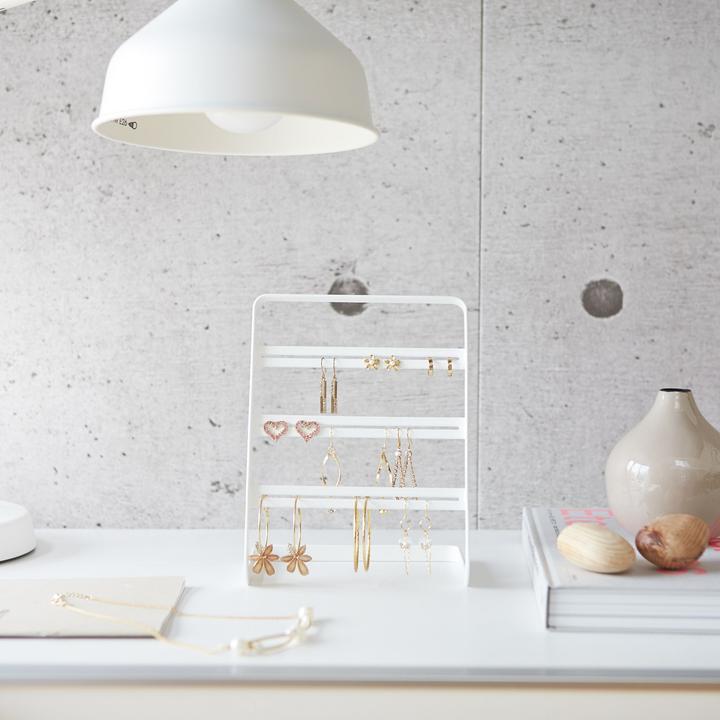 Actual product image Yamazaki TOWER earring stand