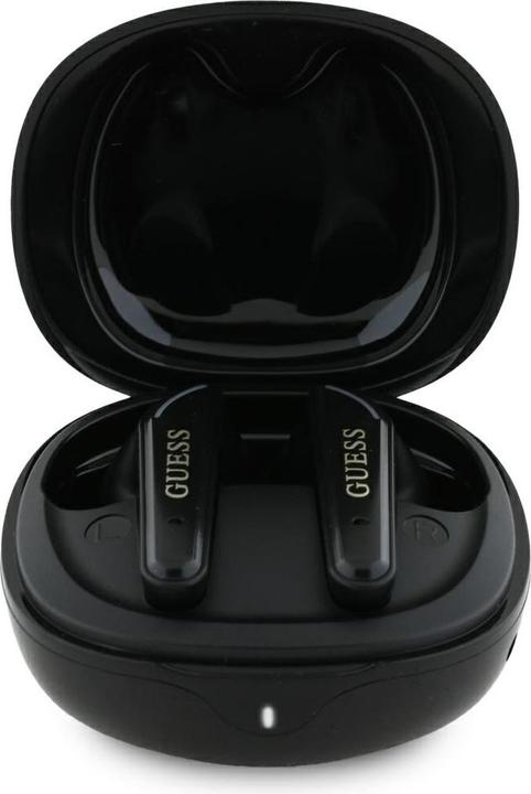 Guess Headphones TWS Flat Classic Logo Electroplated black (4 h)