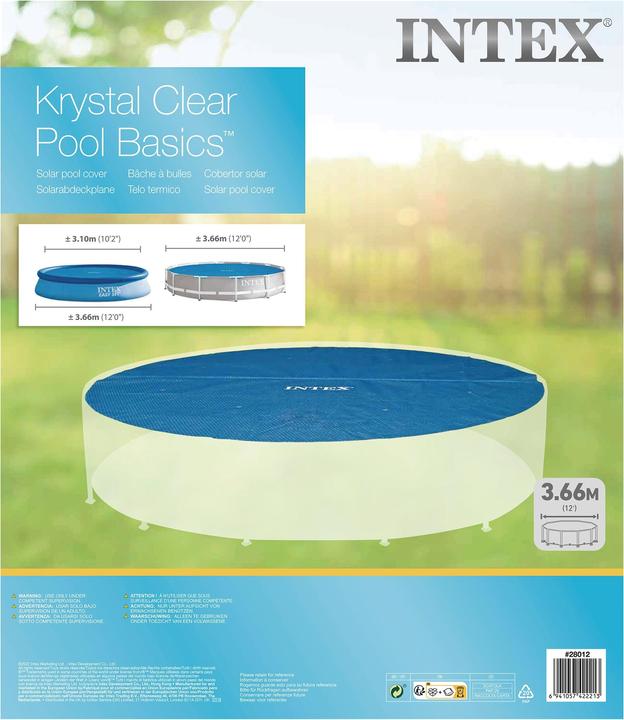 Actual product image Intex Solar tarpaulin