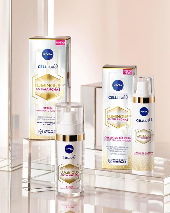 Image du produit NIVEA Luminous 630o Antimanchas Crema Día SPF50 (40 ml) (Chiffons de nettoyage, 40 ml)