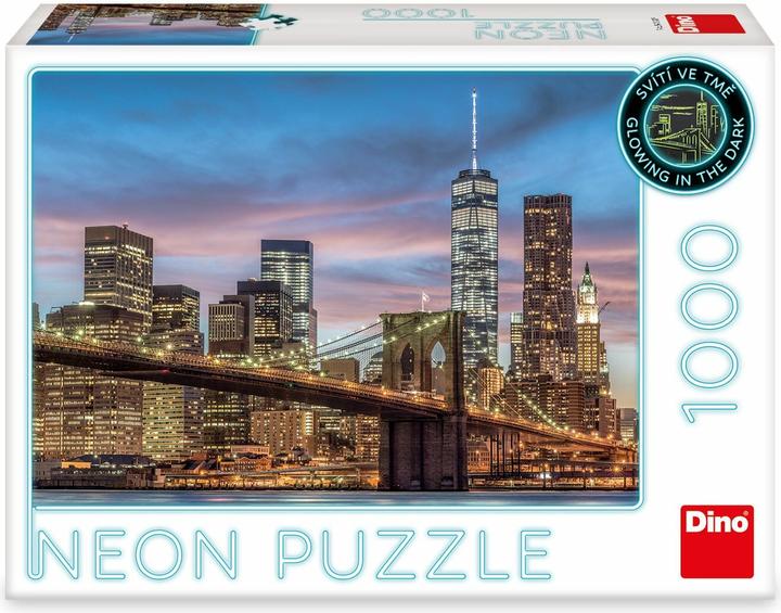Actual product image Dino Illuminated puzzle New York 1000 pieces (1000 pieces)