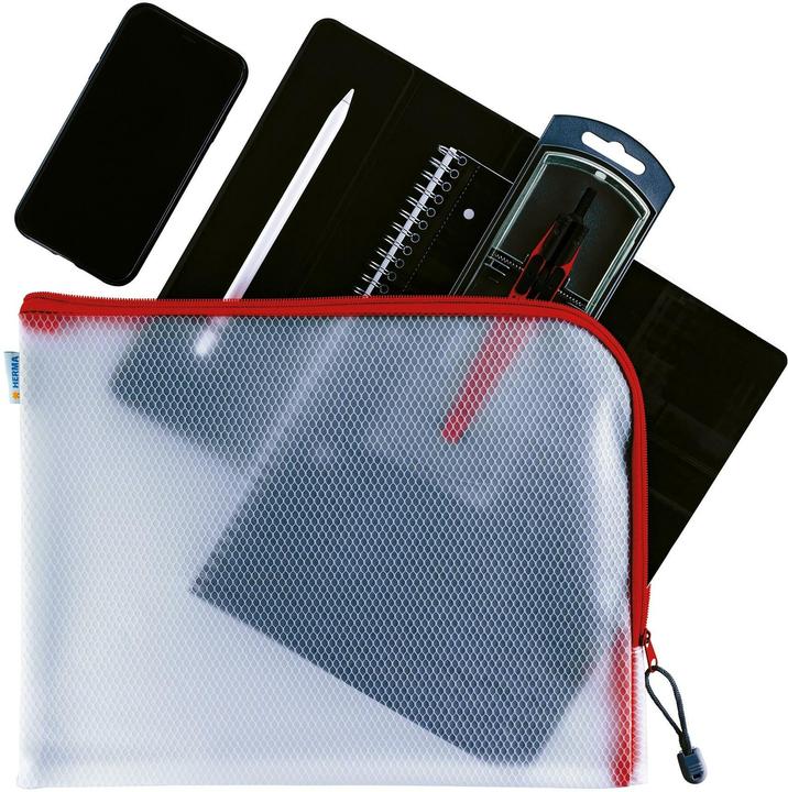 Actual product image HERMA A4 zip pocket