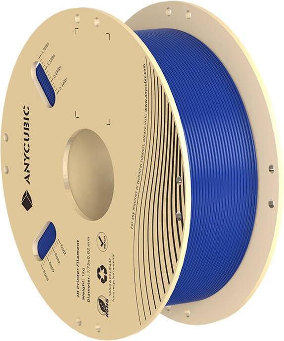 Anycubic PLA 1 KG Filament (Blue) (PLA, 1.75 mm, 1000 g, Blau)
