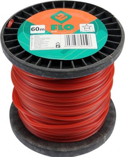 Toya Flo 89459 - Tondeuse à cheveux ligne herbe 3.0 mmx60 m/étoile/ (Tondeuse à gazon, Lawn mower blades + replacement blades garden machinery)