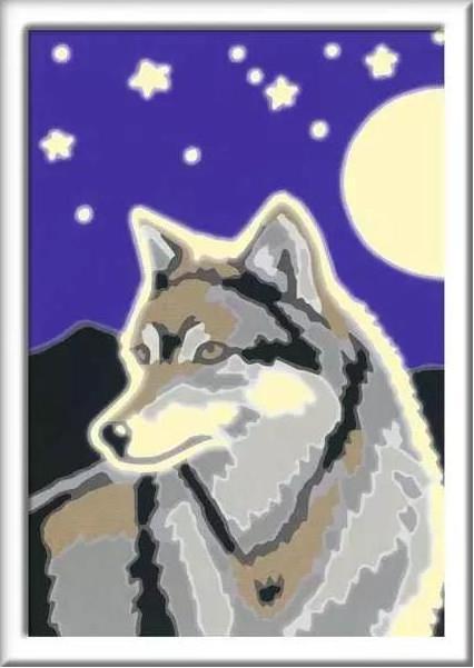 Actual product image Ravensburger Wolf portrait