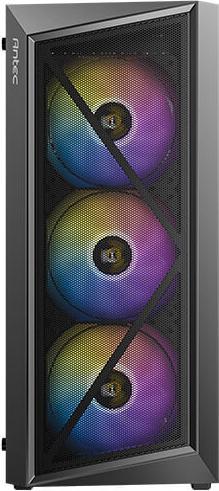 Productafbeelding Antec Boitier Moyen Tour Atx Ax67 RGB Avec Panneau Vitré (Noir) (ITX, mATX, ATX)