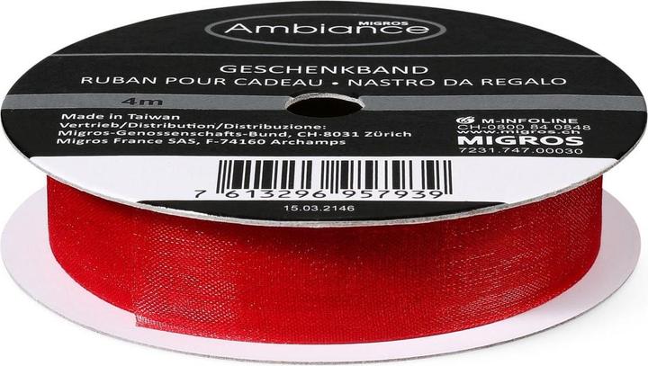 Actual product image Migros Ambiance organza volume (Gift ribbon, 1 x)